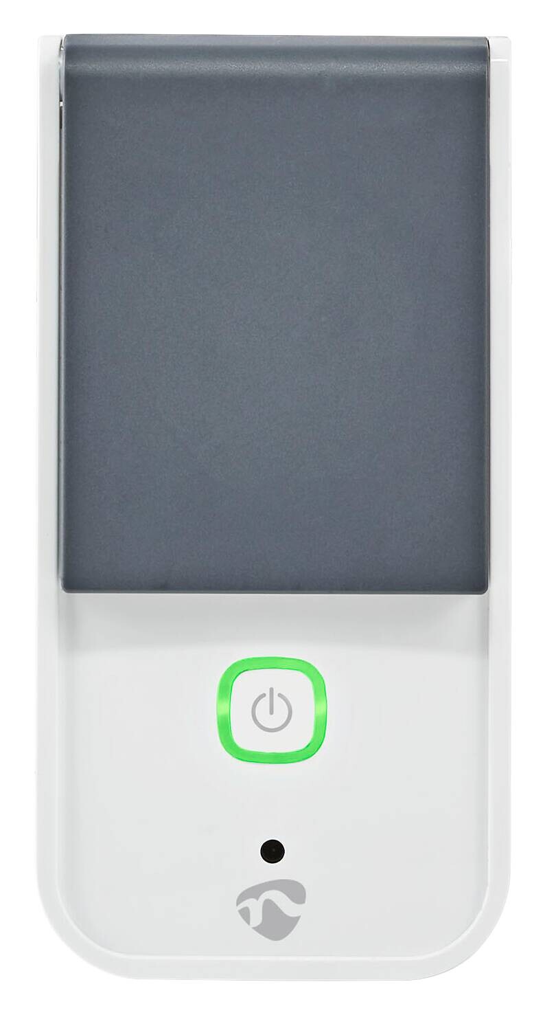 Nedis Smart-Stecker weiß grau Kunststoff B/H/L: ca. 6x11,5x9 cm