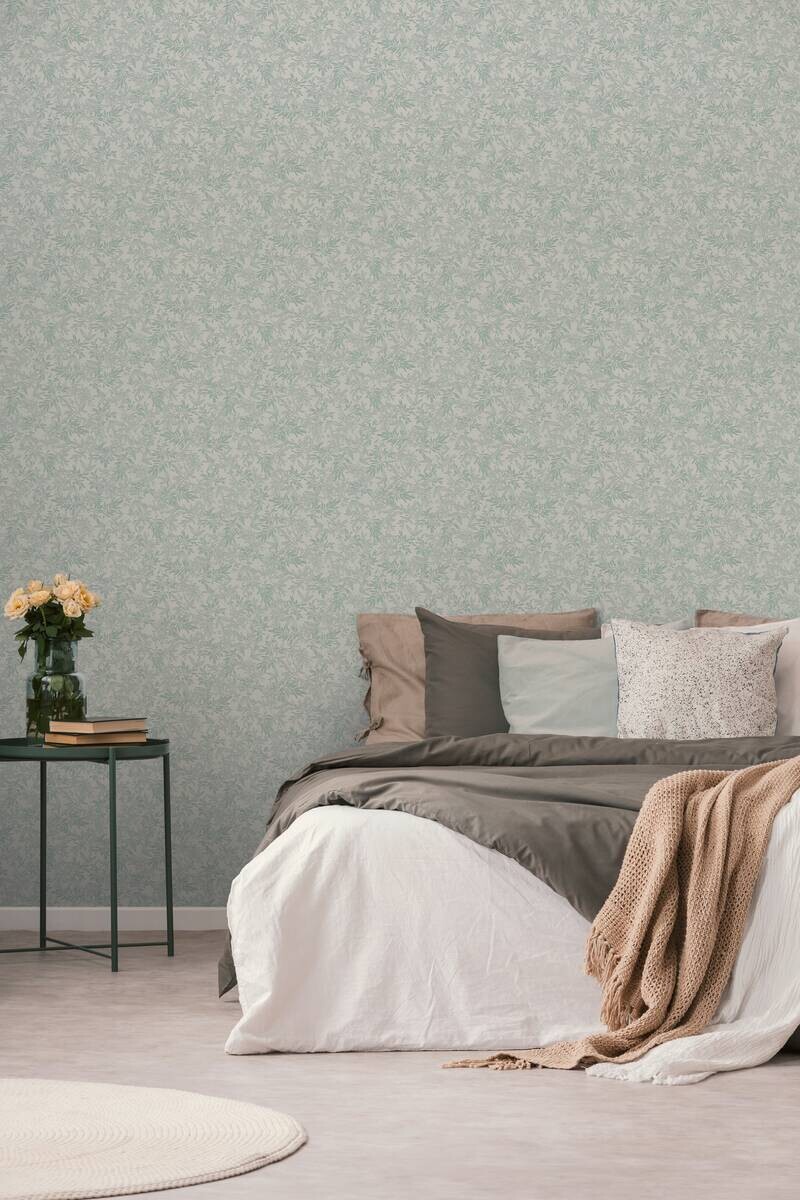 A.S.Creation Vliestapete Attractive 2 Floral grün B/L: ca. 53x1005 cm