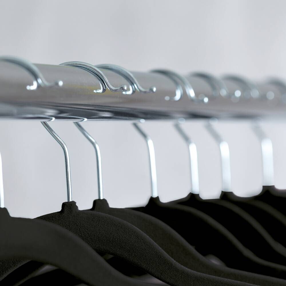 Kesper Kleiderbügel 25tlg. schwarz Kunststoff