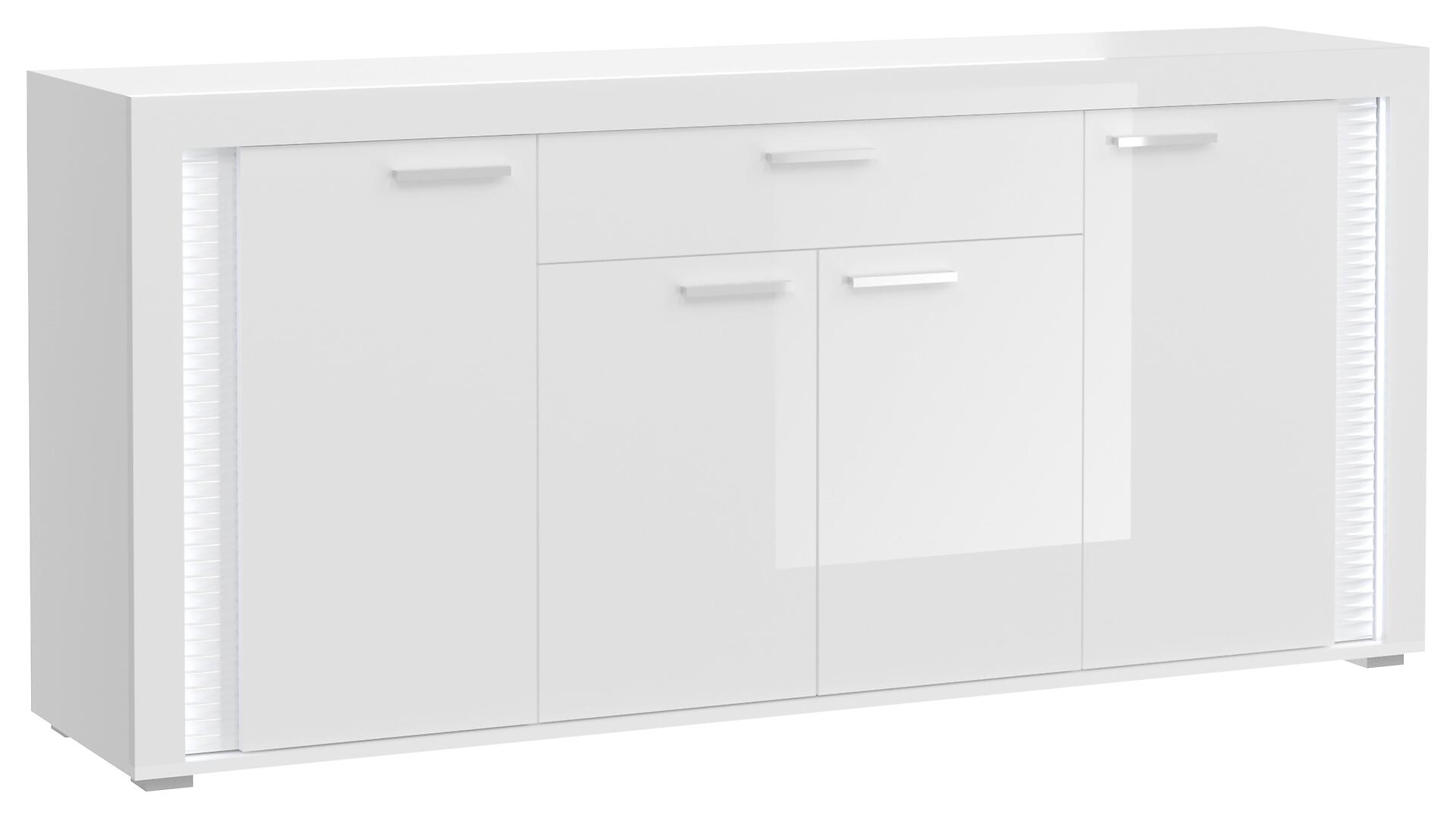 Sideboard Skylight weiß weiß Hochglanz B/H/T: ca. 182x84x42 cm Sideboard Skylight weiß weiß Hochglanz B/H/T: ca. 182x84x42 cm