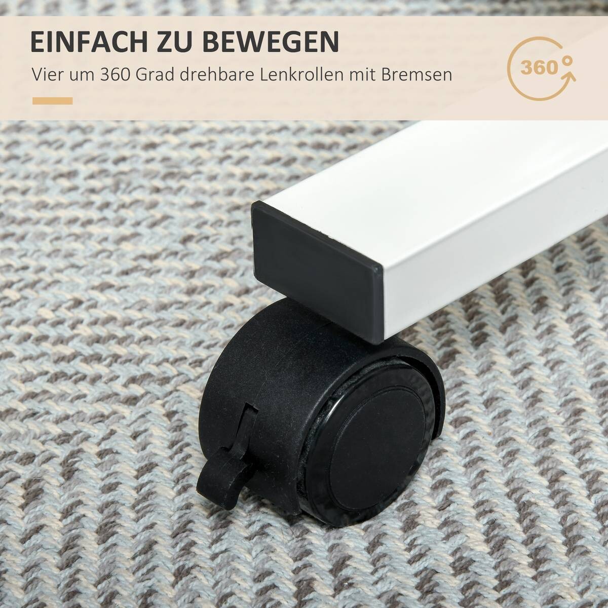 Schreibtisch 920-080 natur Holz Nachbildung weiß B/H/T: ca. 65x110x48 cm