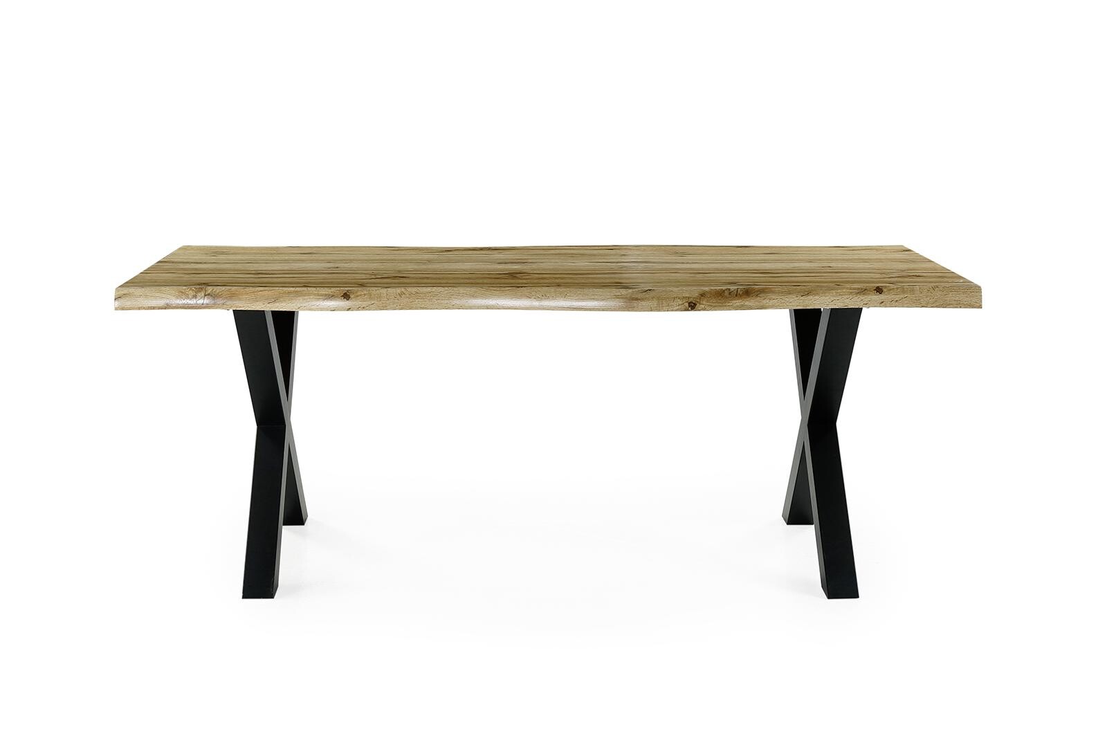 Esstisch Eiche Wild Nachbildung B/H/T: ca. 200x76x100 cm