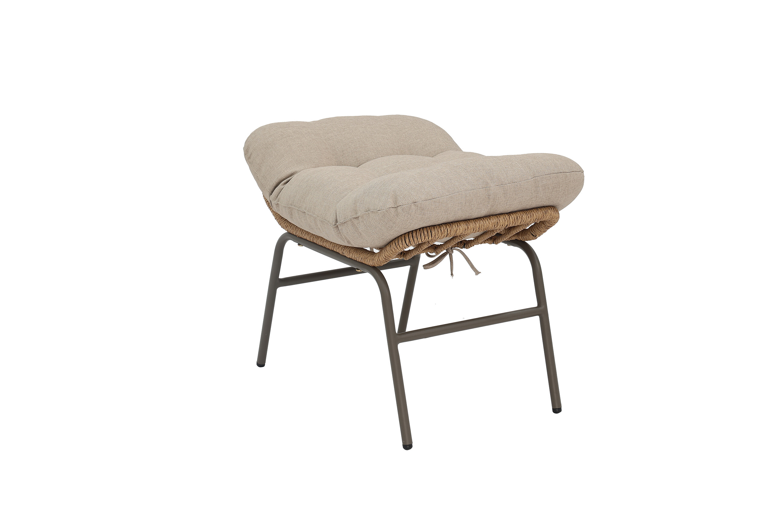 POCOline Gartenstuhl braun Stahl