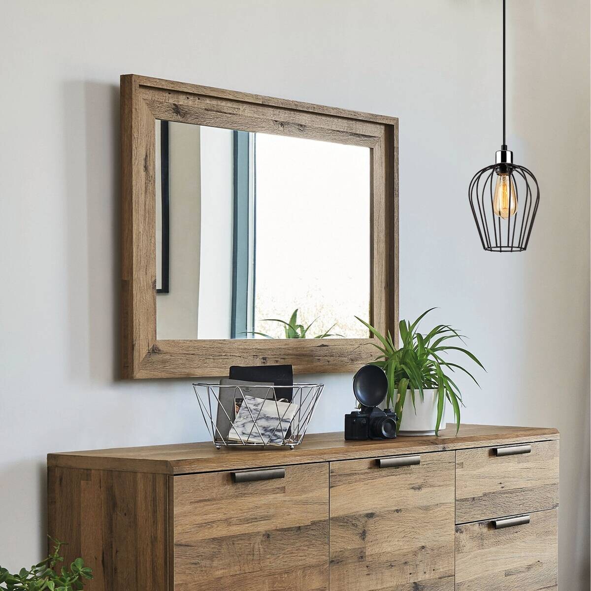 Opviq Pendelleuchte Tel schwarz Eisen B/H/T/L/D: ca. 20x116x20x20x20 cm E27 1 Brennstellen