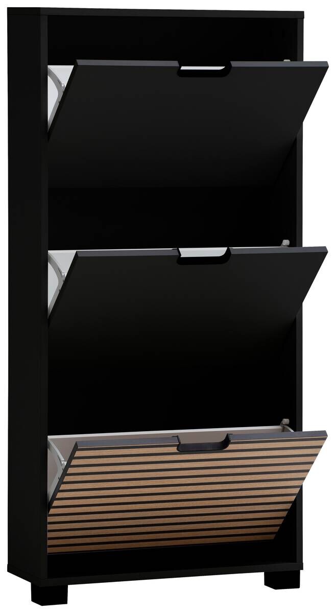 Schuhkipper Ryker schwarz matt B/H/T: ca. 59,8x124x19,5 cm