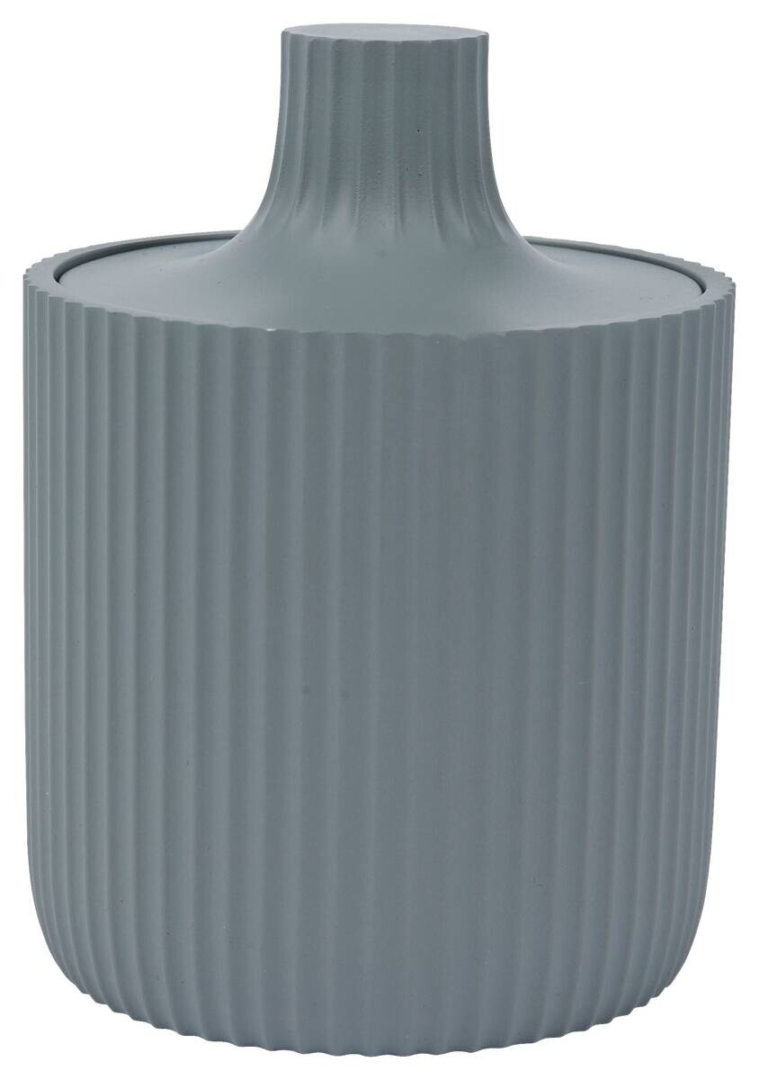 Aufbewahrungsdose Samos grau Polyresin Aufbewahrungsdose Samos grau Polyresin