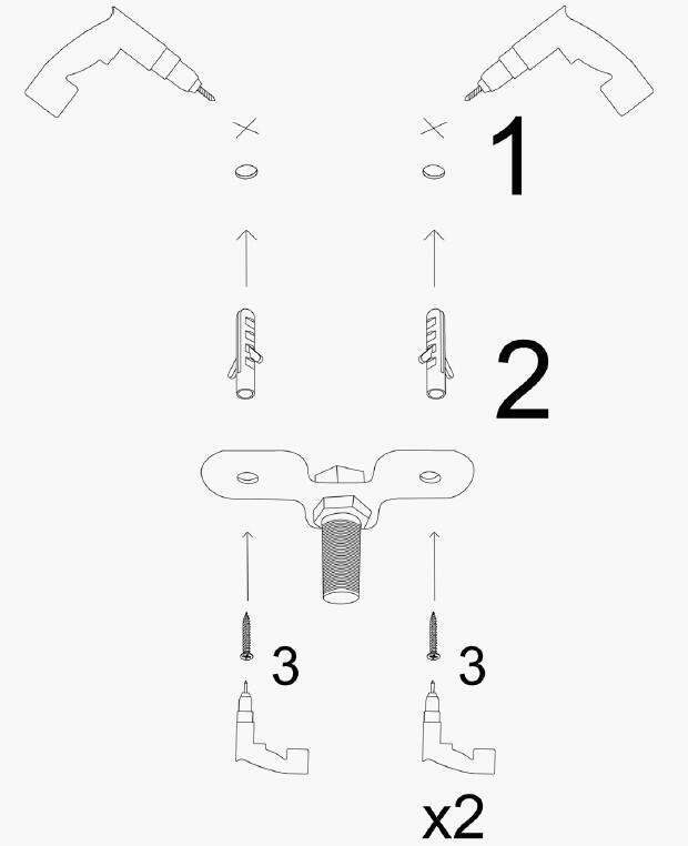 Opviq Pendelleuchte Tel-6706 schwarz B/H/T/L/D: ca. 41x115x41x41x41 cm E27 3 Brennstellen