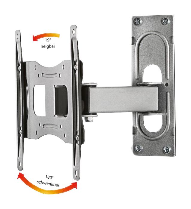 VCM TV-Wandhalterung silber