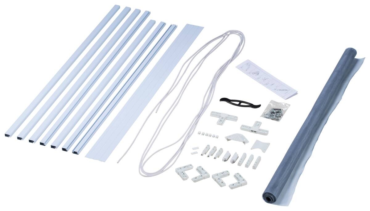 Fliegengitter weiß B/L: ca. 100x210 cm