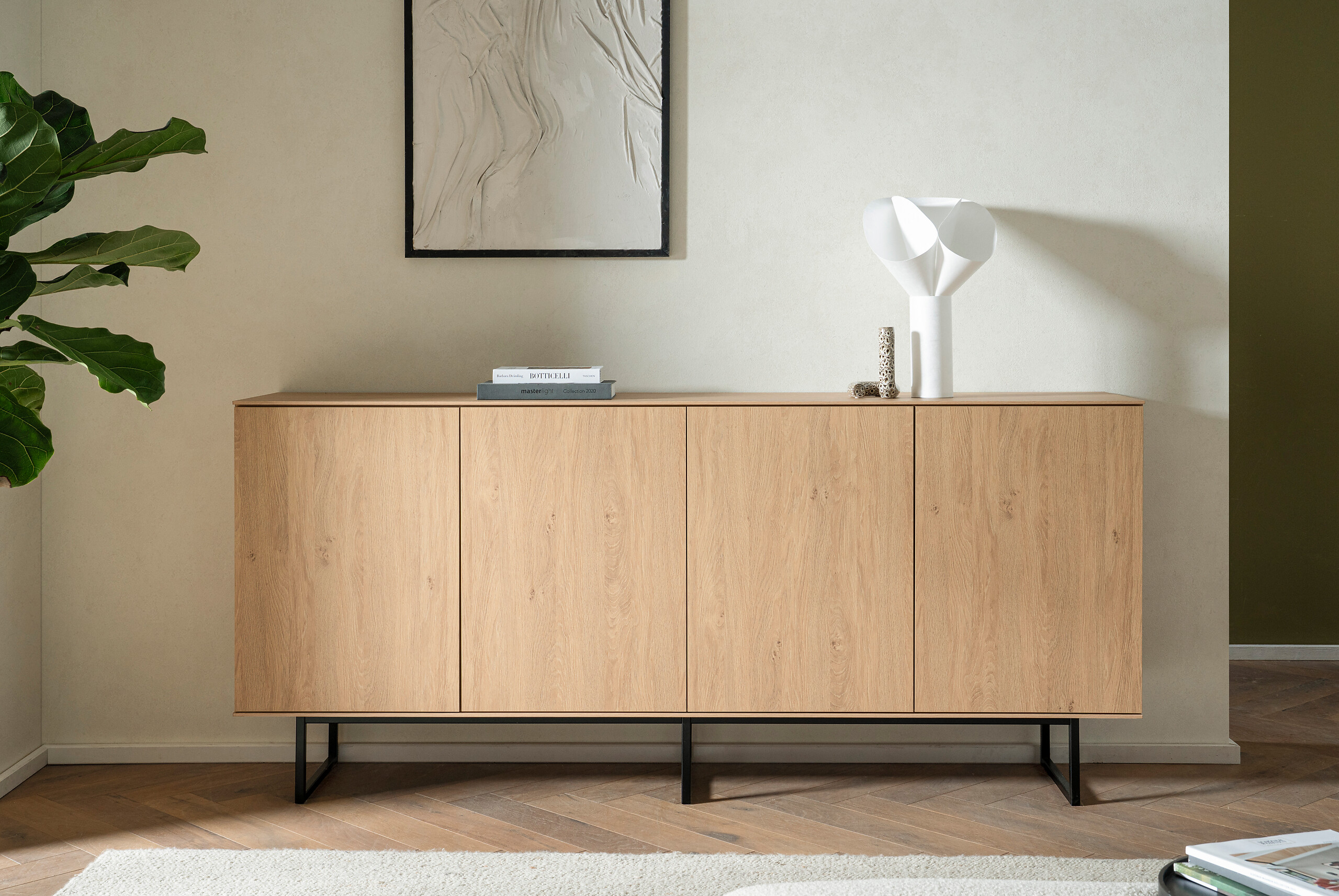 Sideboard Kalmar stone B/H/T: ca. 200x90x40 cm