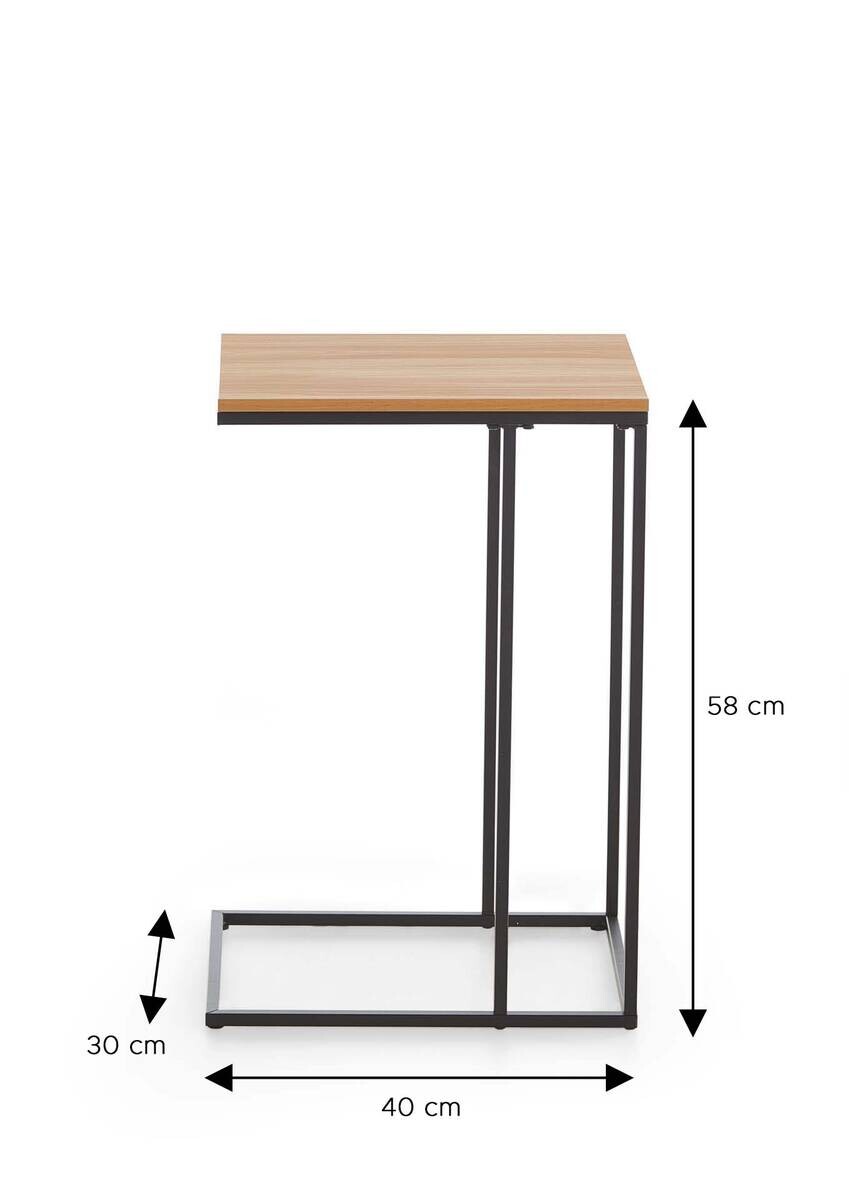 xonox.home Couchtisch schwarz Artisan B/H/T: ca. 30x58x40 cm