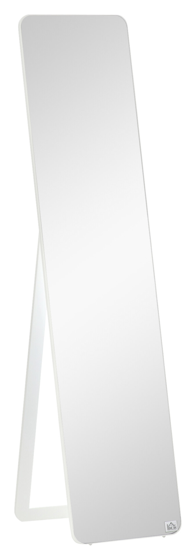 HOMCOM Standspiegel 831-390WT weiß Kiefer B/H/T: ca. 37x156x43 cm