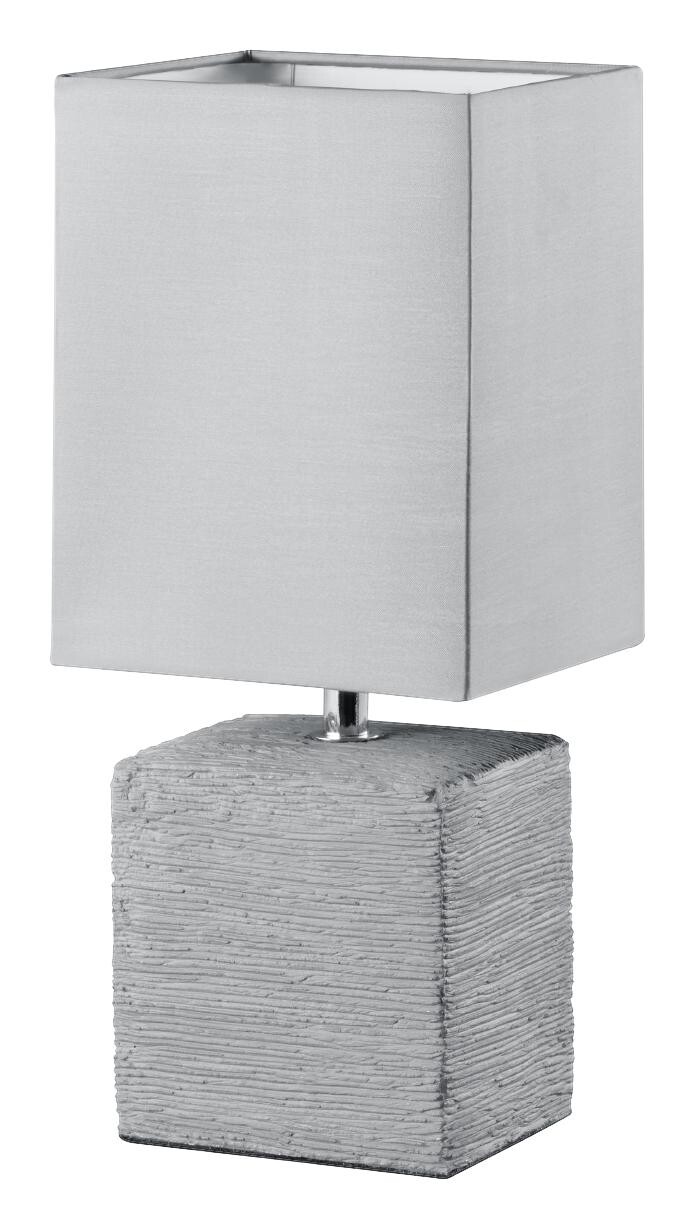 Reality Tischleuchte R50131087 Keramik Stoff B/H/T: ca. 13x29x11 cm E14 1 Brennstellen