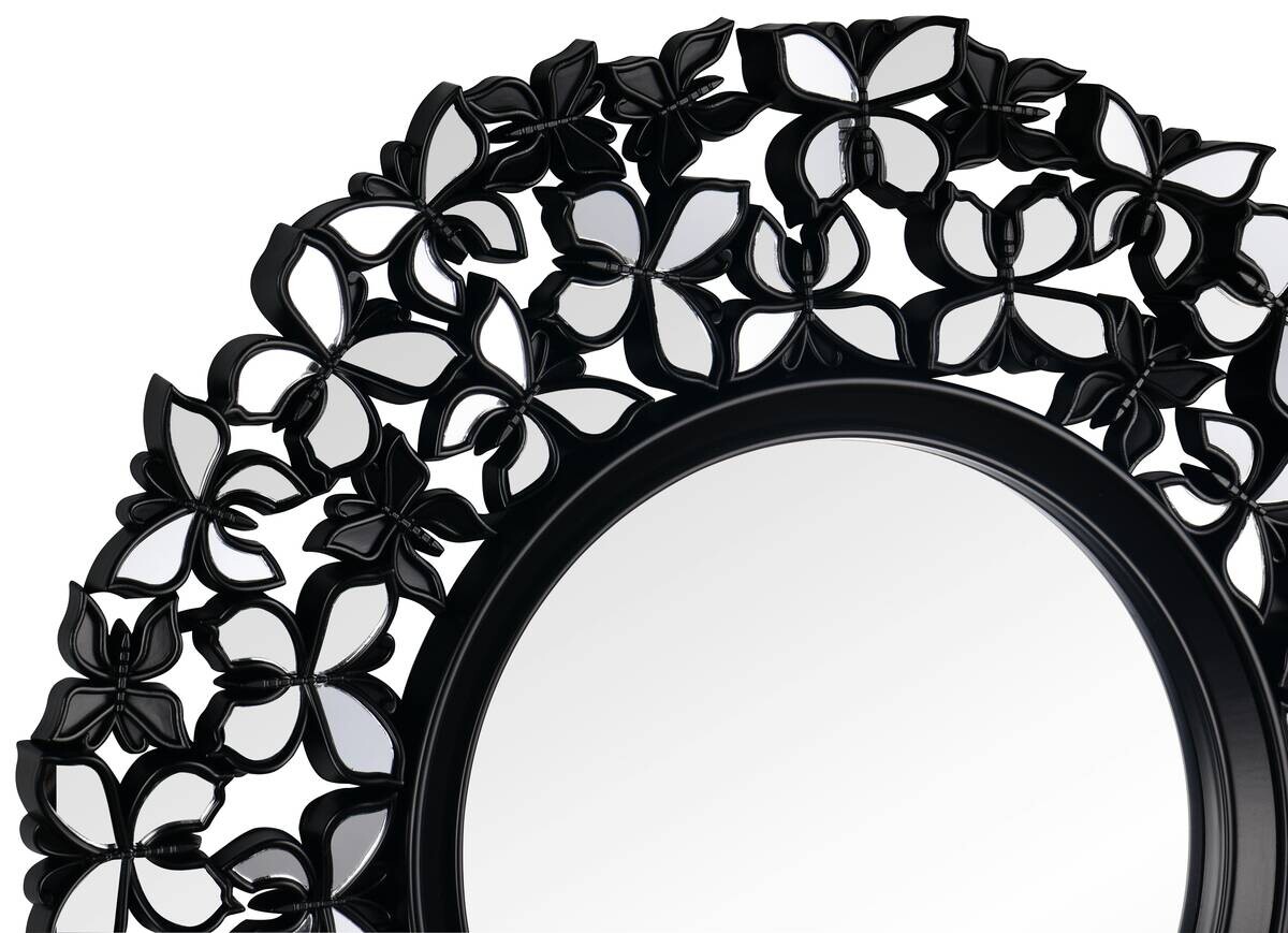 Dekospiegel Lou schwarz T/D: ca. 4x58 cm