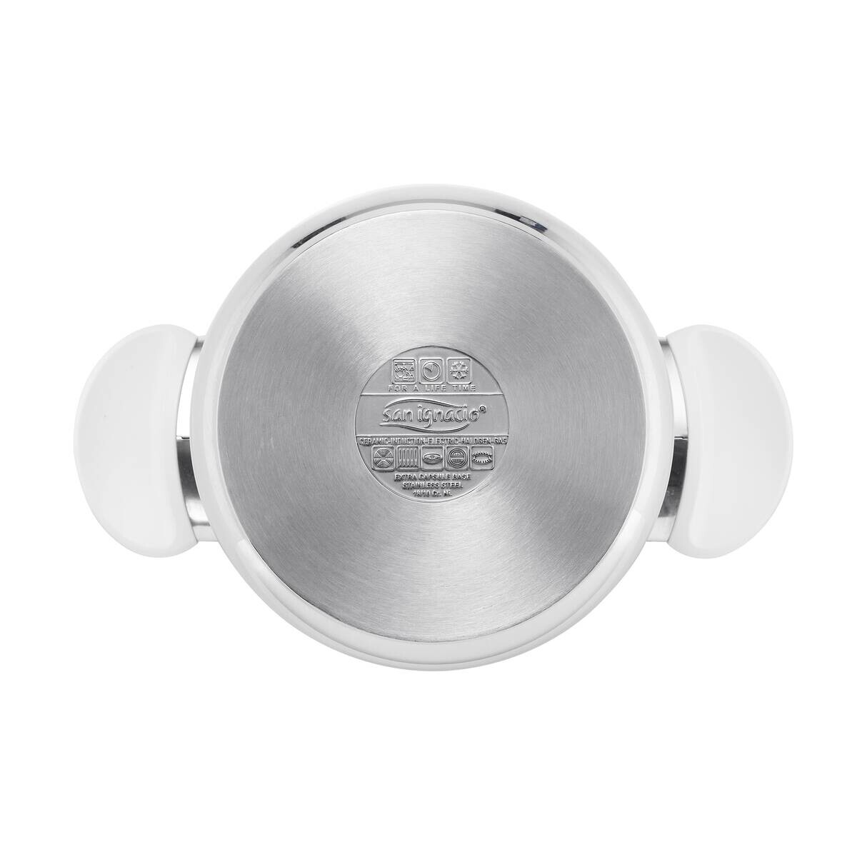 SAN IGNACIO Schnellkochtopf Life silber Edelstahl