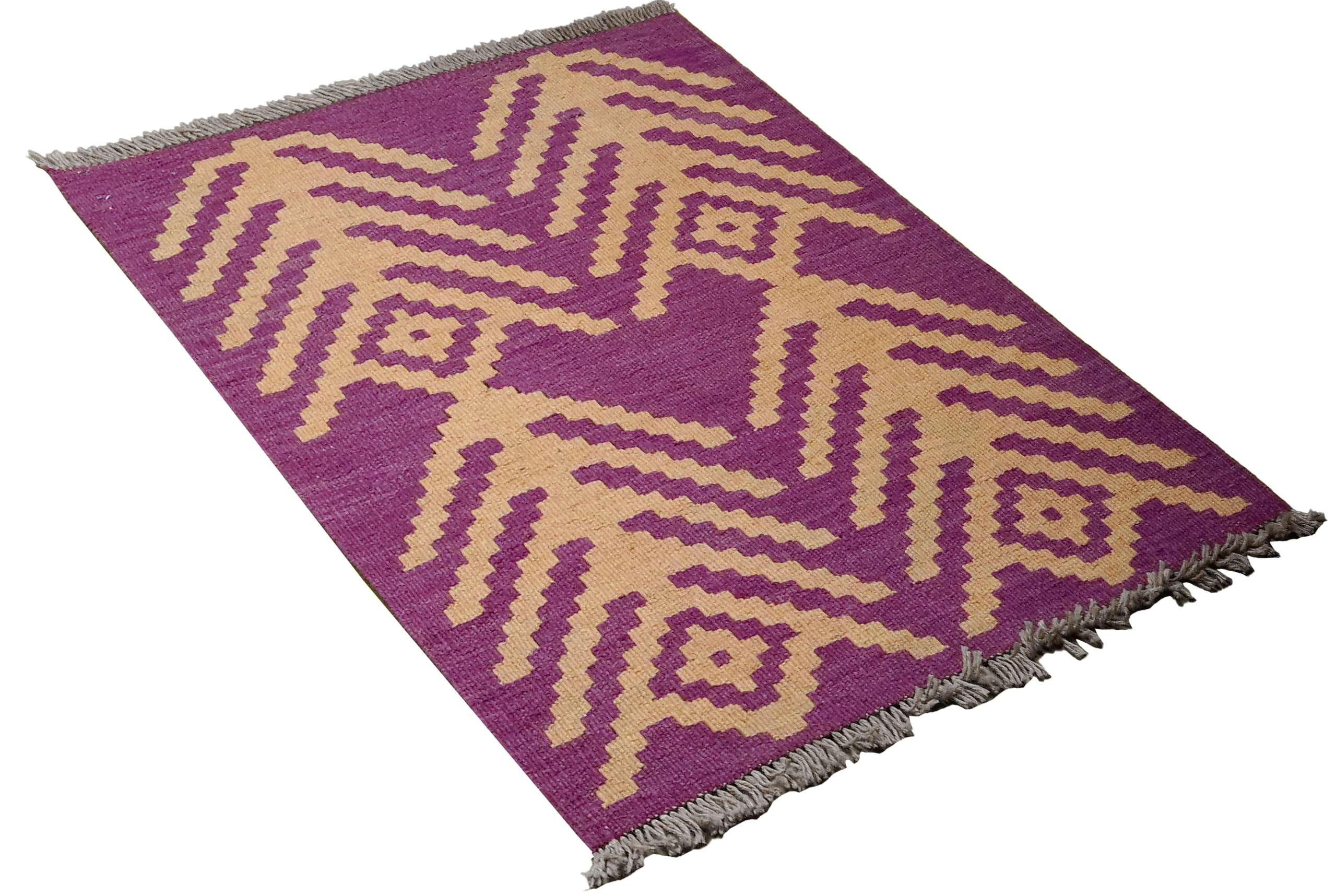 PersaTepp Teppich Kelim Gashgai violett B/H/L: ca. 62x1x93 cm