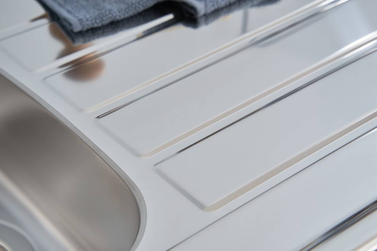 Respekta Einbauspüle Dallas 100 x 50 Edelstahl B/H/T: ca. 86x17x50 cm