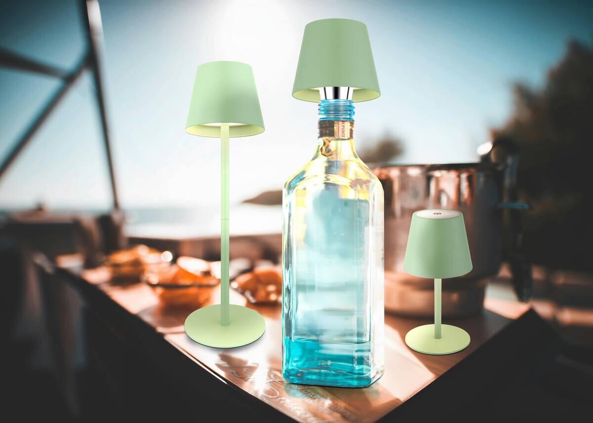 Tischleuchte Vannie grün