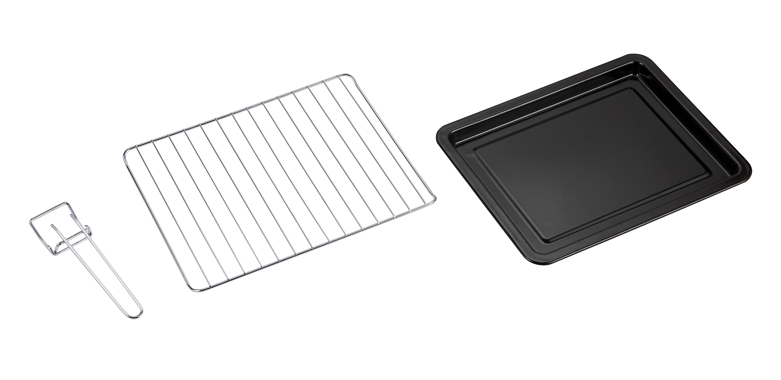 POCOline Mini-Backofen silber Metall B/H/L: ca. 42,6x33,7x51,1 cm