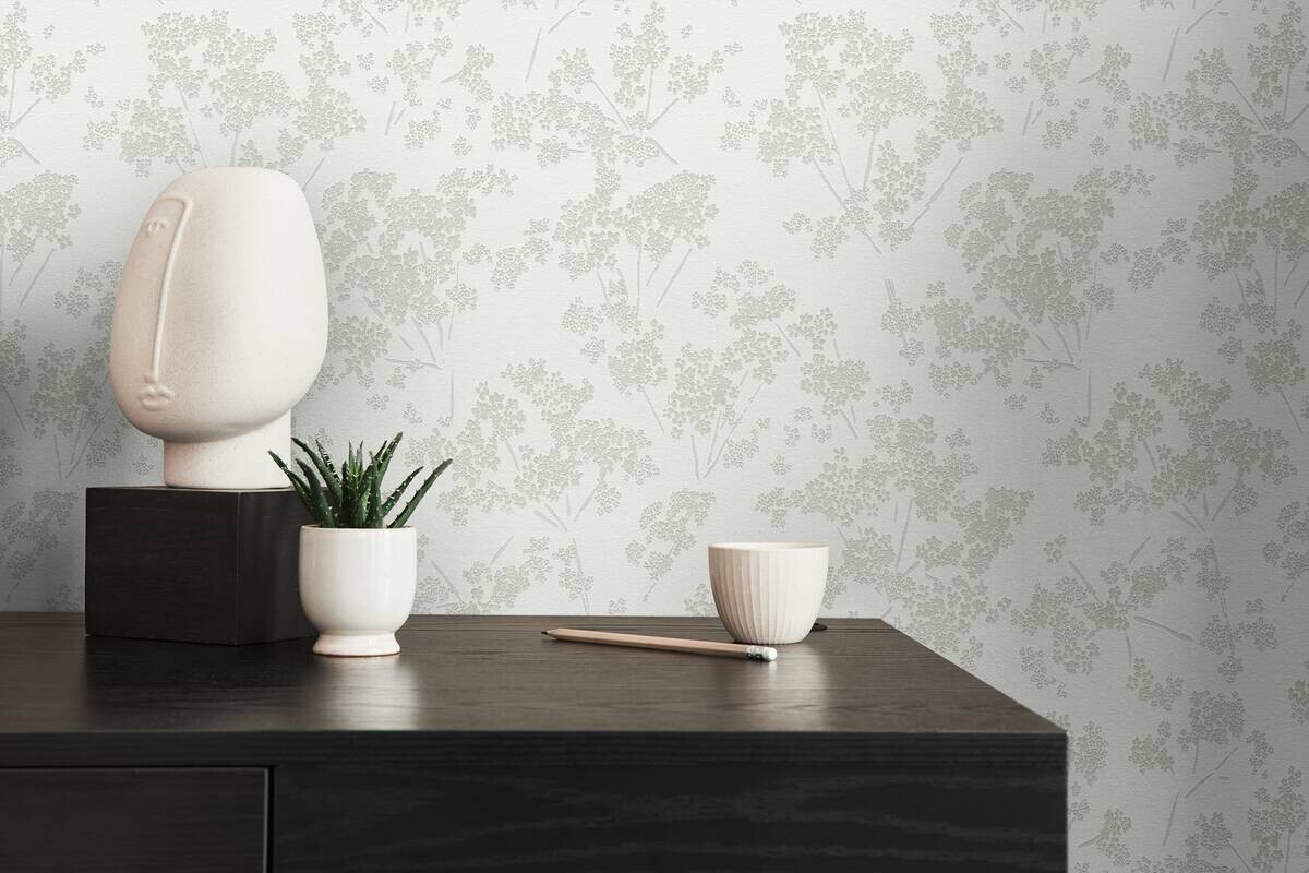 A.S.Creation Vliestapete grau grün B/H/D: ca. 53x1005x8,6 cm