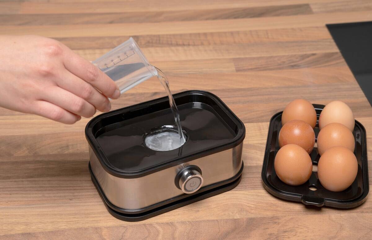 alpina Eierkocher silber