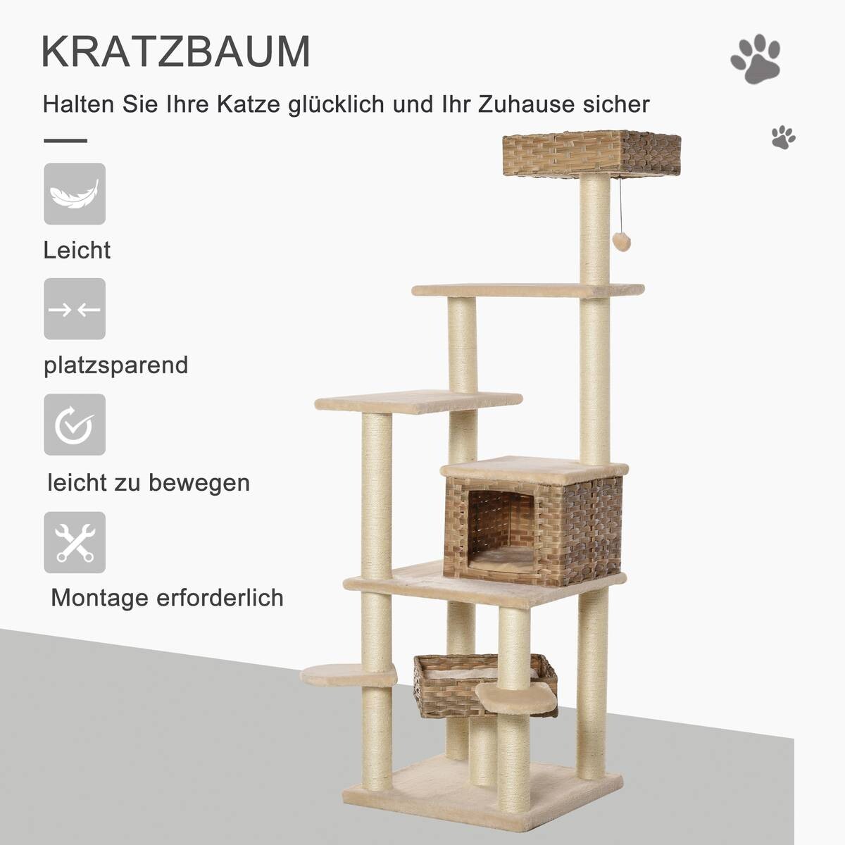 PawHut Kratzbaum