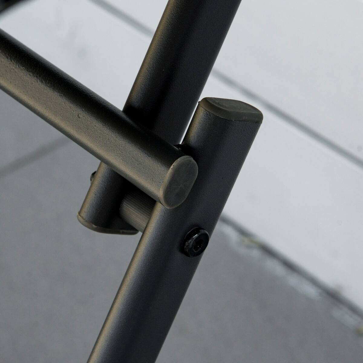 Outsunny Sitzgruppe grau Polyrattan B/H/L: ca. 60x60x72 cm