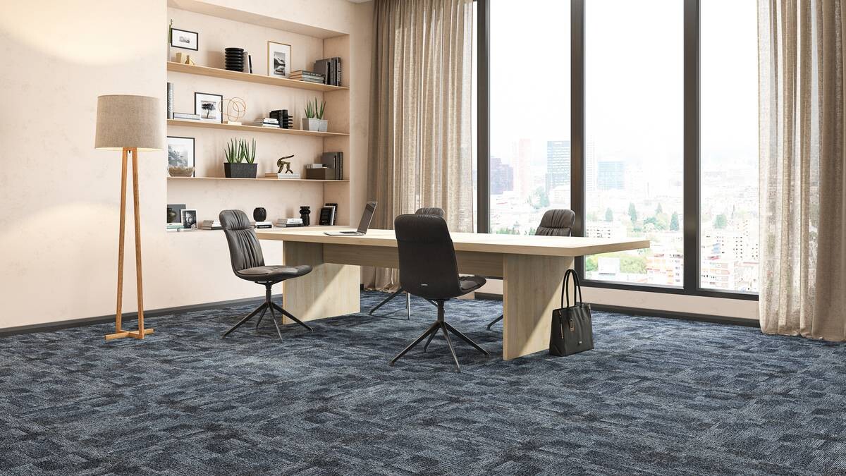 Teppichfliese Santo grau B/L: ca. 50x50 cm pro Stück