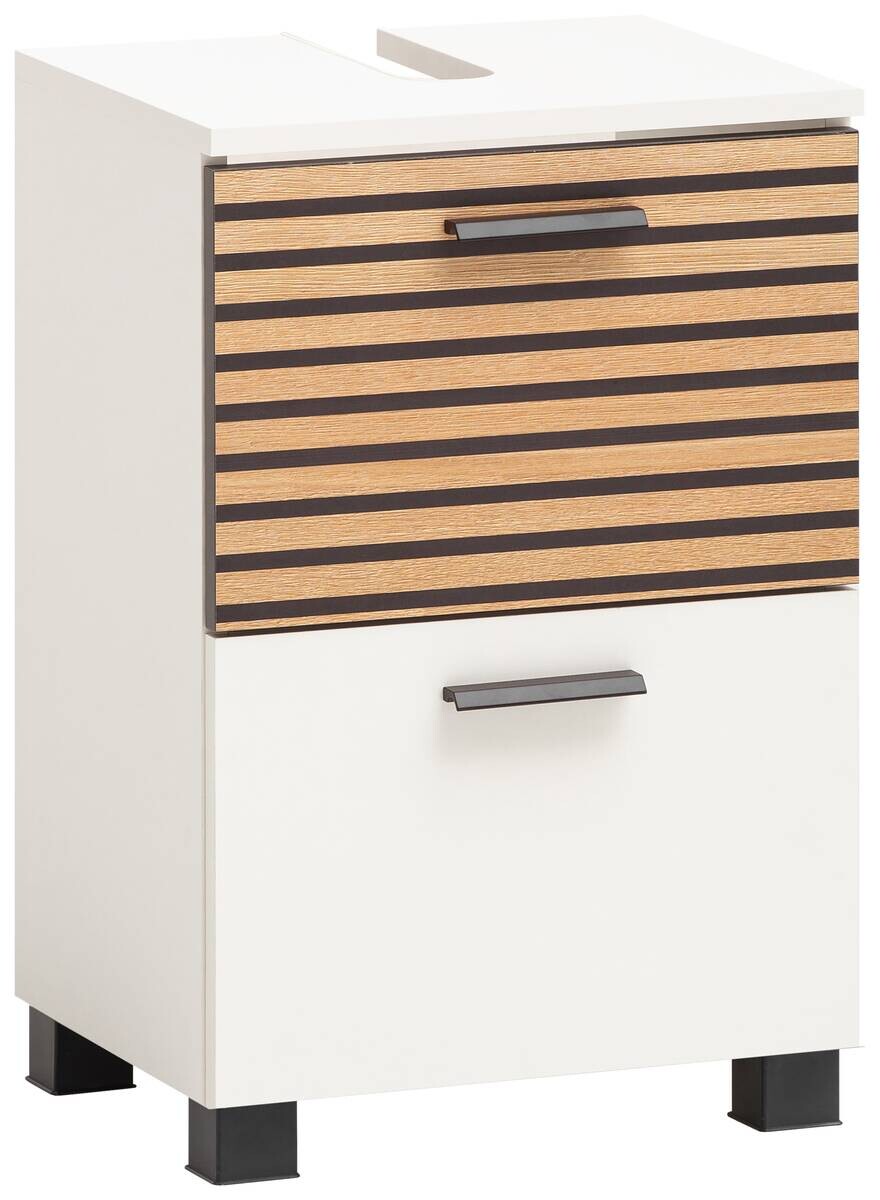 Waschbeckenunterschrank Katta weiß matt B/H/T: ca. 40,2x60,8x35 cm