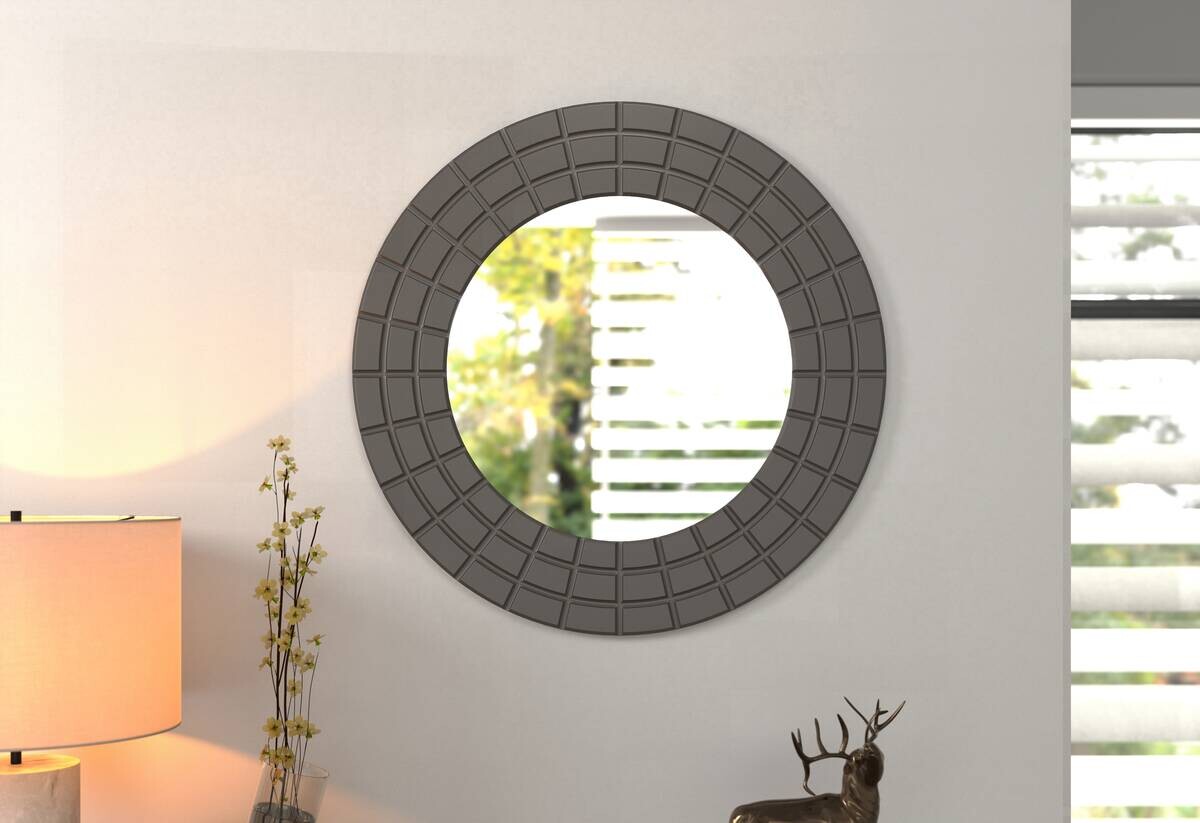 Rahmenspiegel Fusion bronze Optik D: ca. 67 cm