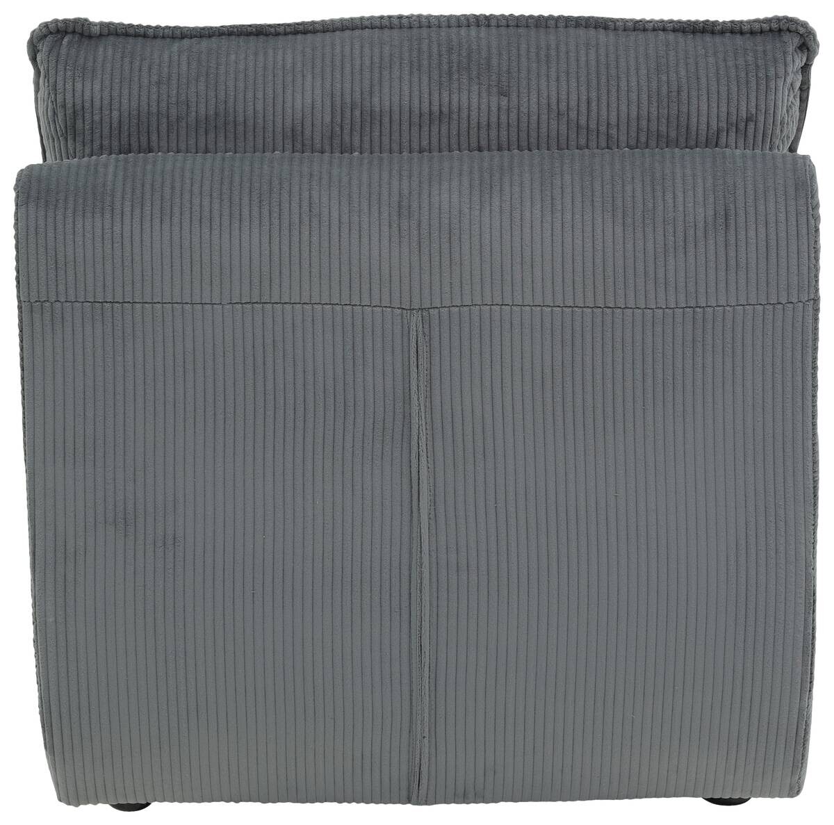 Sessel Rhodos dunkelgrau Microfaser B/H/T: ca. 74x77x87 cm