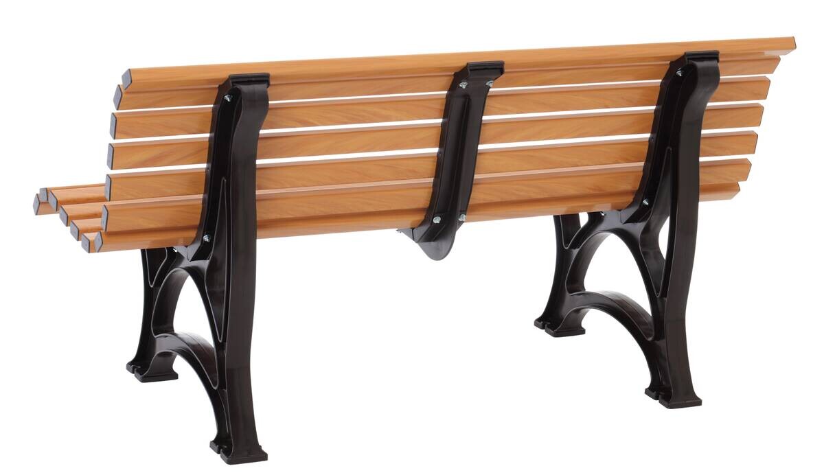 Blome-Tillmann Gartenbank Helgoland braun Kunststoff B/H/L: ca. 150x80x64 cm