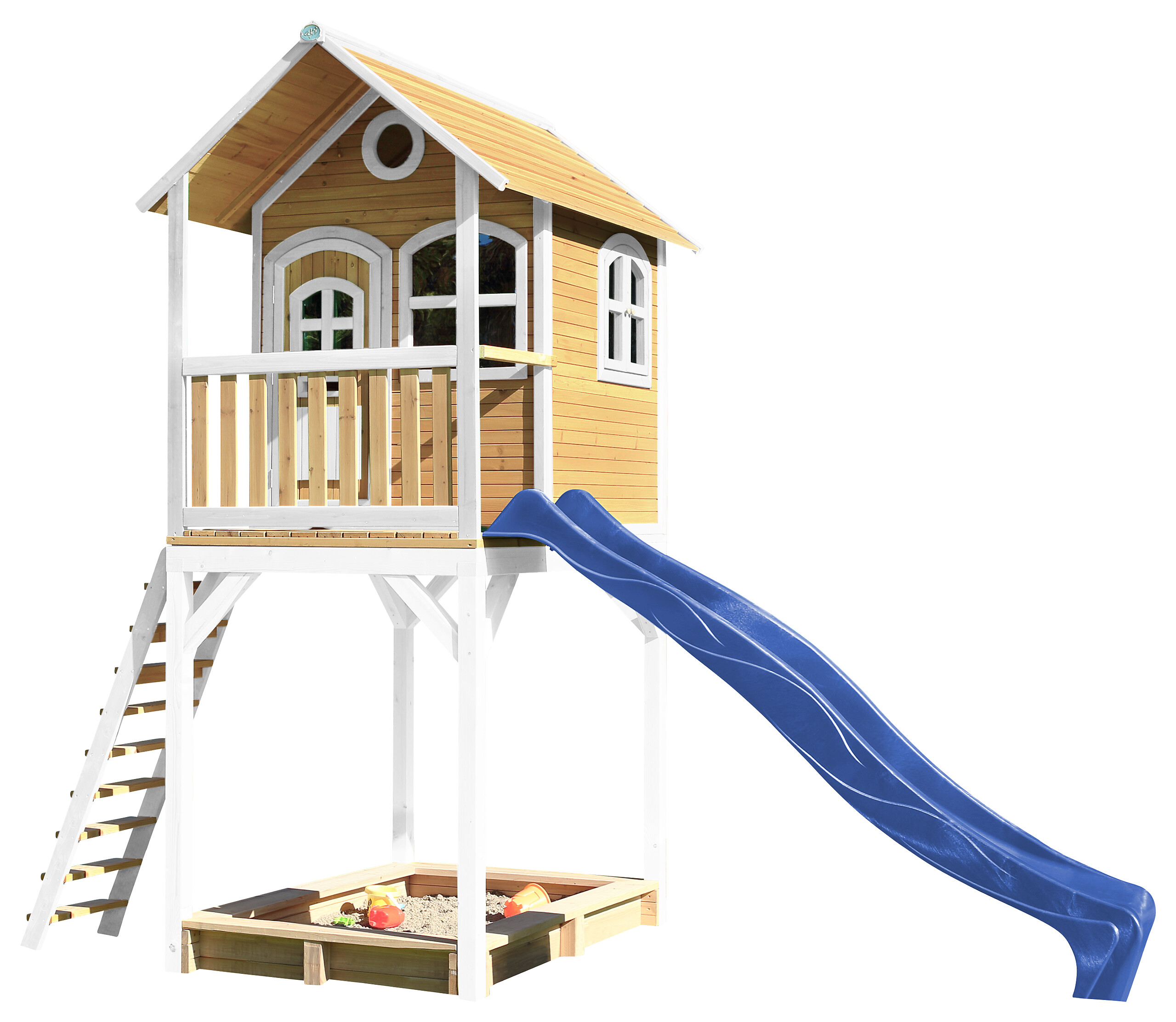 AXI Spielhaus Romy braun B/H/L: ca. 420x320x191 cm