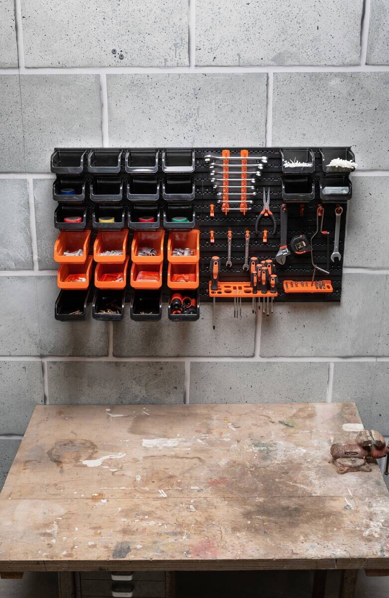 BLACK+DECKER Werkzeugwand orange B/H/L: ca. 14,2x56,3x50 cm