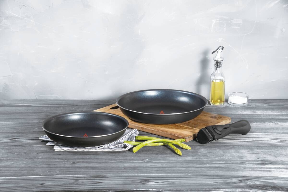 BERGNER Pfannenset CLICK & COOK silber Aluminium 3 tlg.