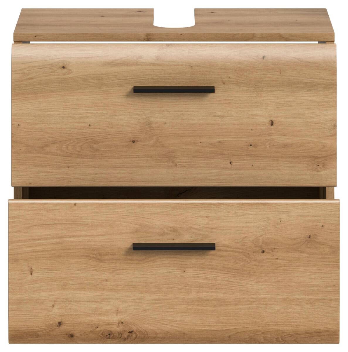 Waschbeckenunterschrank Ice Artisan Oak Nachbildung B/H/T: ca. 60x54x60 cm