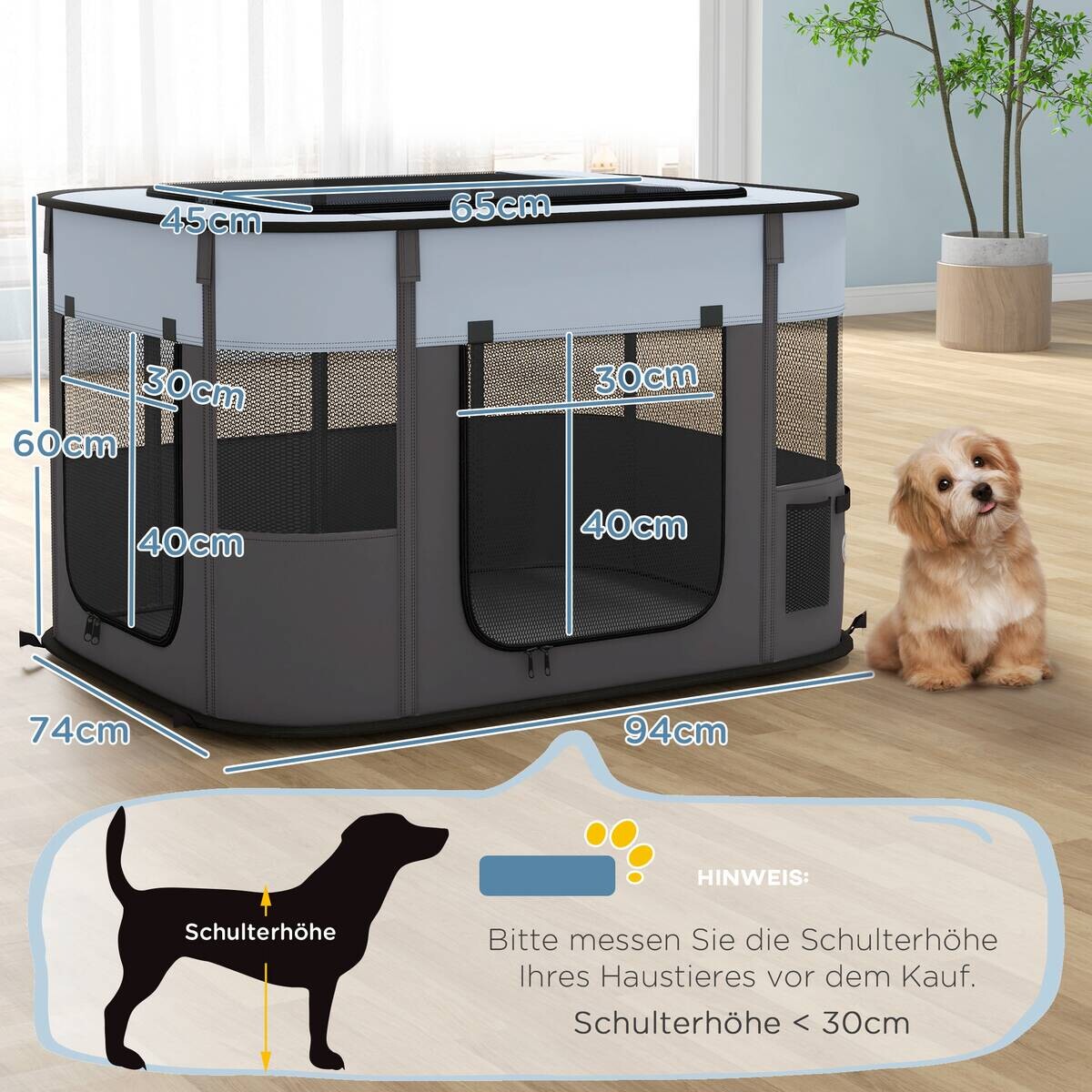 PawHut Welpenauslauf