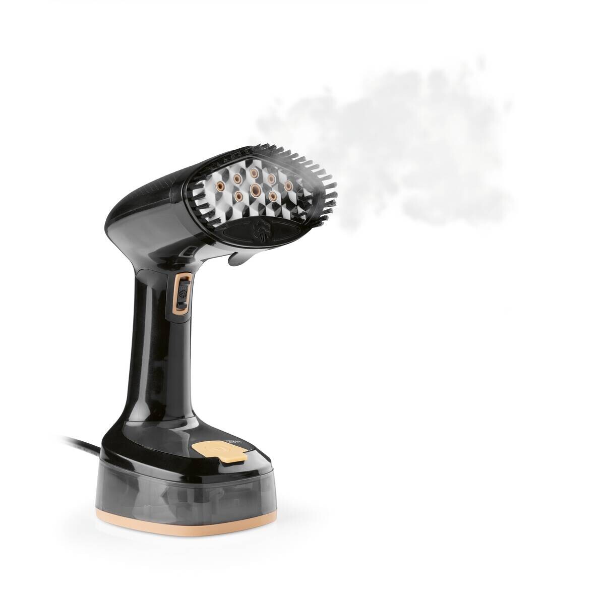 CLEANmaxx Dampfbürste 15272 schwarz Edelstahl Kunststoff B/H/L: ca. 11,5x19x16 cm