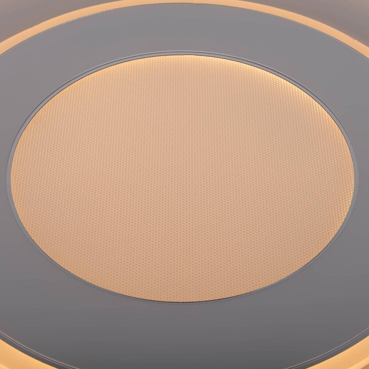 Näve Leuchten LED-Deckenleuchte weiß Kunststoff Metall B/H/T/D: ca. 50x7,5x50x50 cm