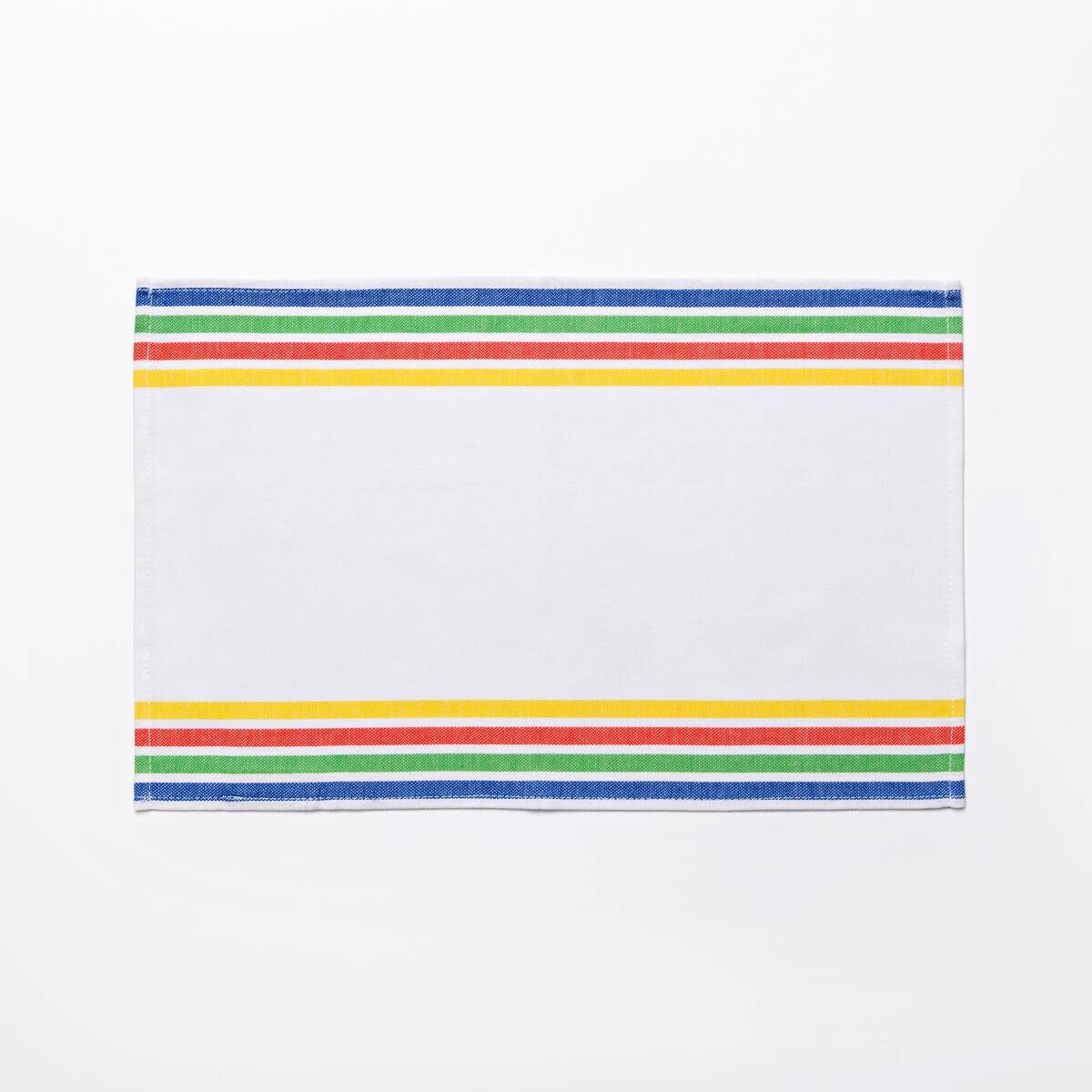 BENETTON Platzmattenset Rainbow multicolor Baumwolle B/L: ca. 30x45 cm