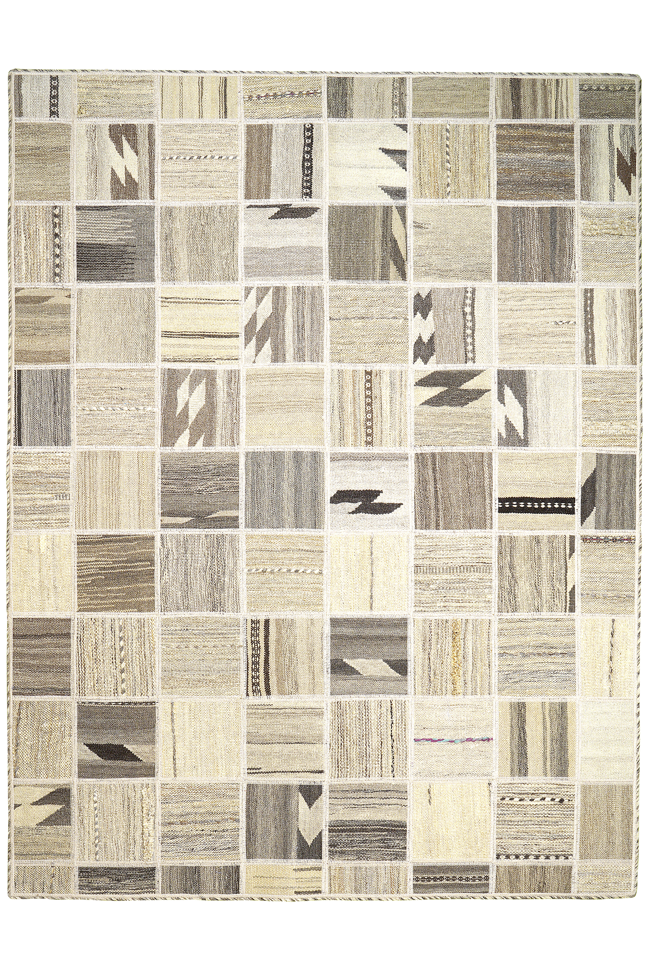 PersaTepp Teppich Kelim Tekkehdouz beige B/H/L: ca. 150x1x200 cm