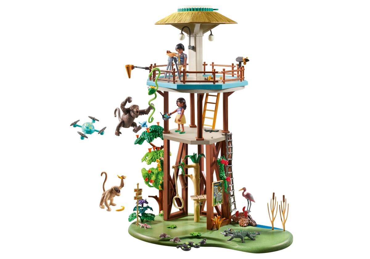 Playmobil Wiltopia Forschungsturm mit Kompass 71008