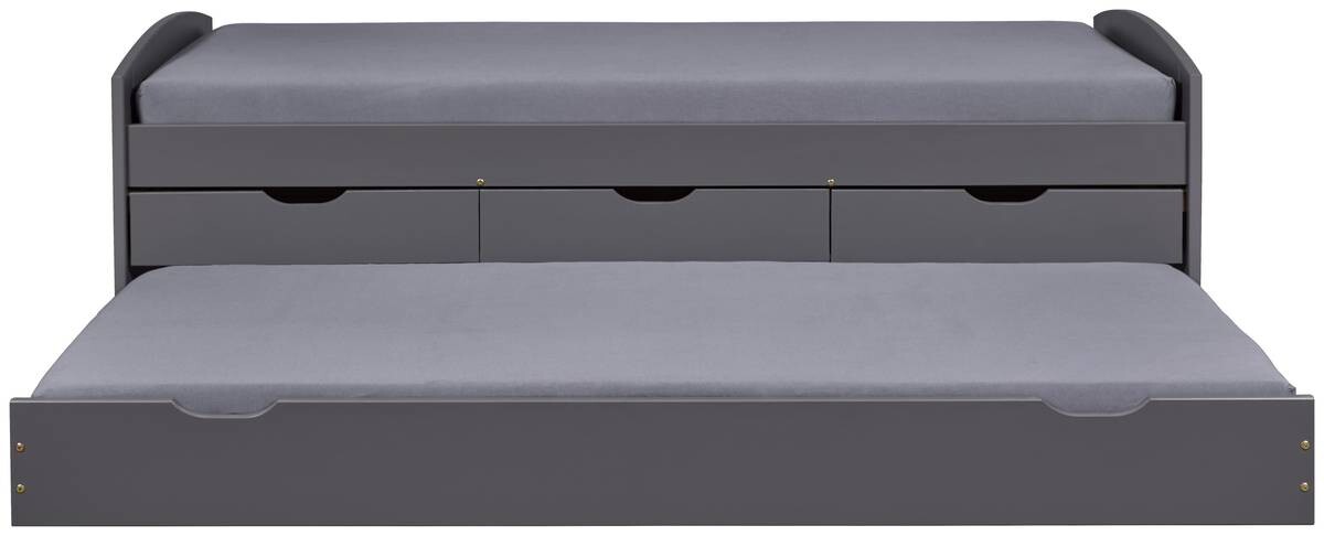 Funktionsbett Lena grau Liegefläche B/L: ca. 90x200 cm