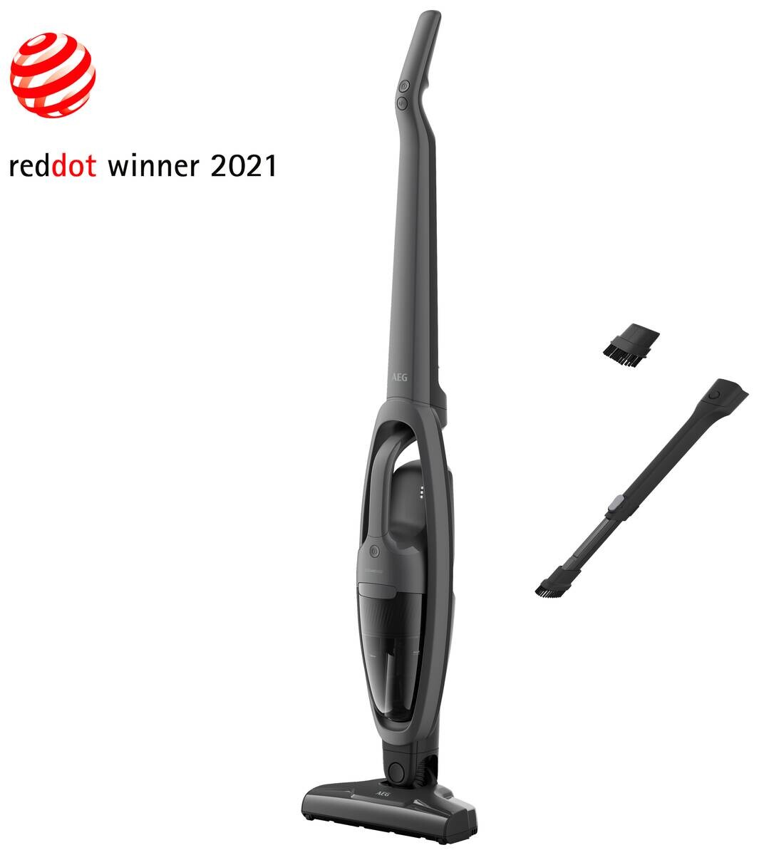 AEG Handstaubsauger AS52CB18DG schwarz Metall Kunststoff B/H/L: ca. 25,5x110,5x15 cm