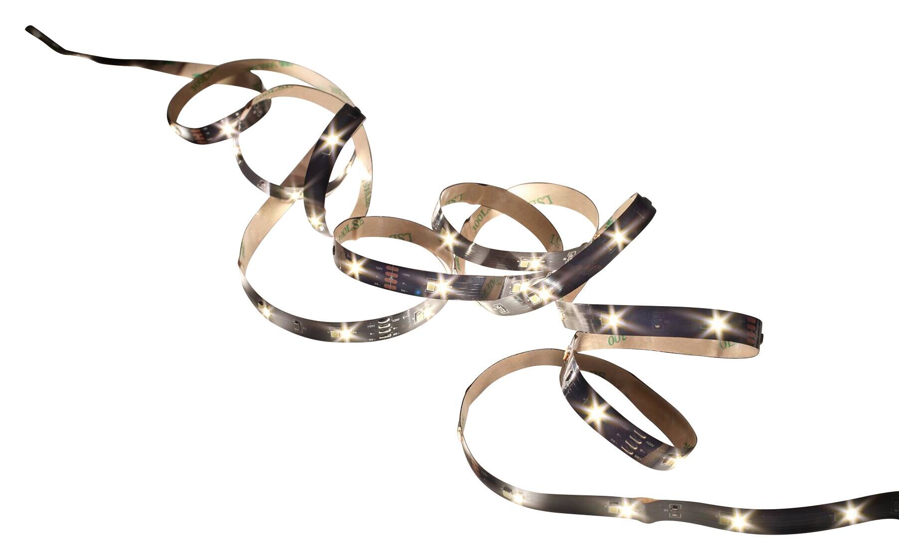 Lichtband schwarz Kunststoff B/L: ca. 1x500 cm