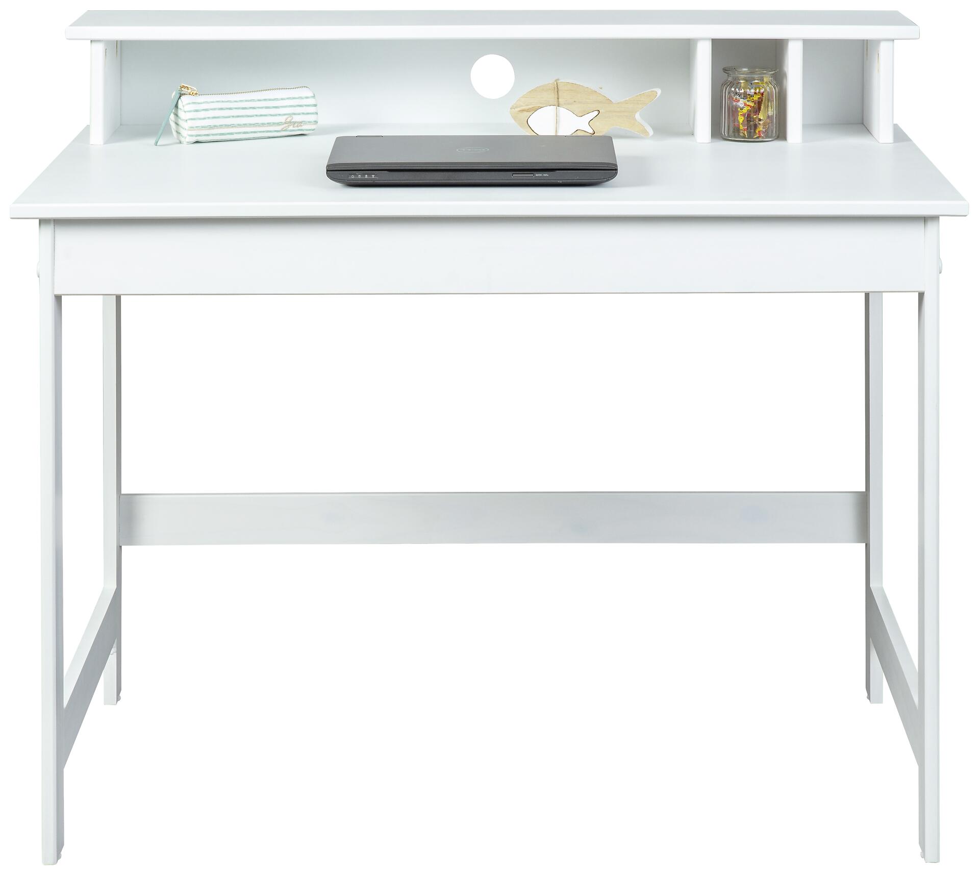 Schreibtisch Hilda weiß B/H/T: ca. 110x76x69 cm