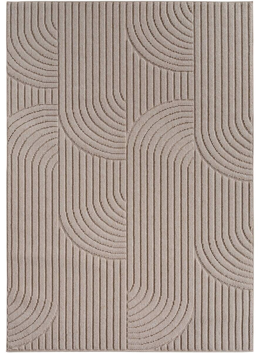 Ayyildiz Kurzflorteppich HELIX beige B/H/L: ca. 60x0,7x110 cm