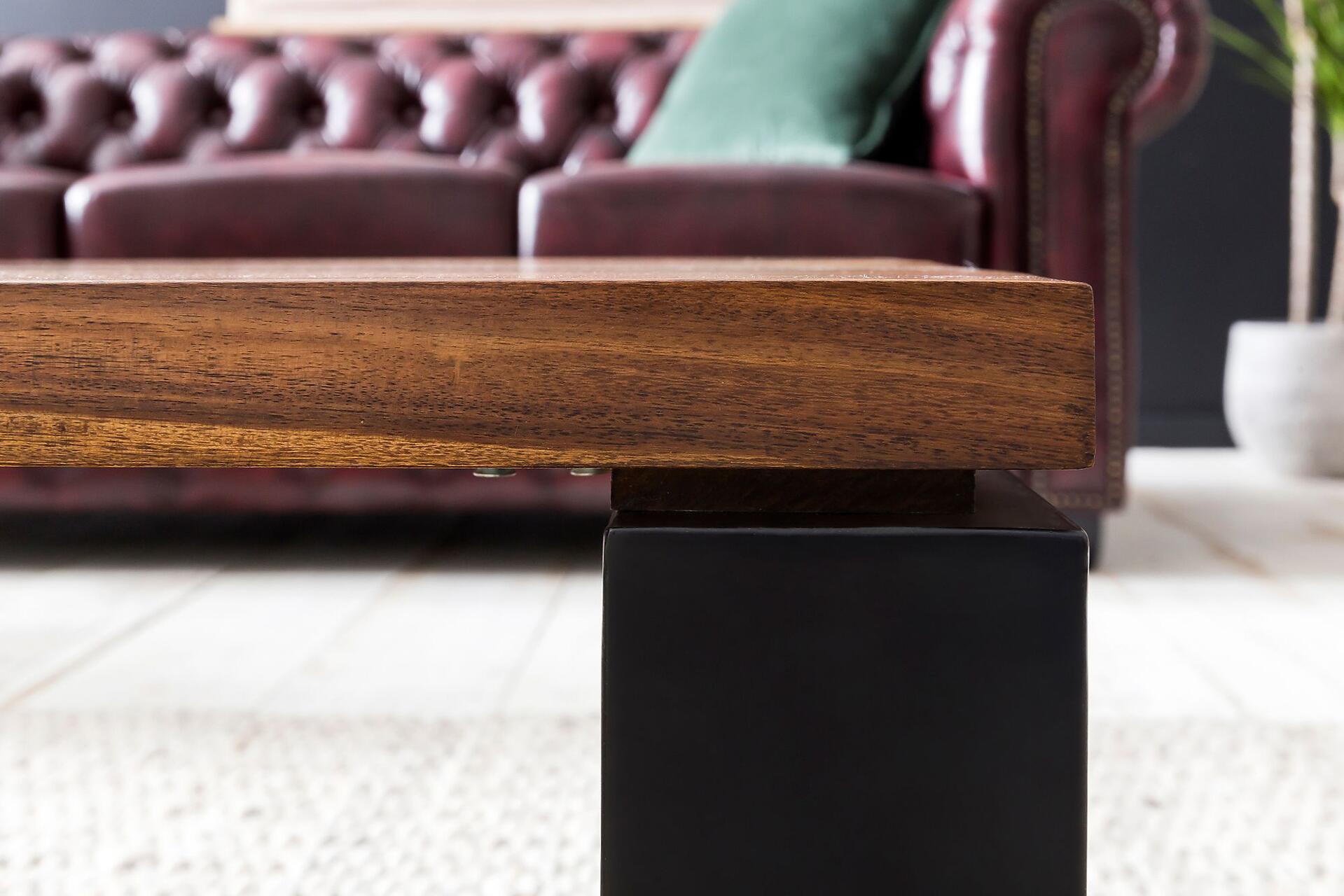 Wohnling Couchtisch braun B/H/T: ca. 115x35x60 cm