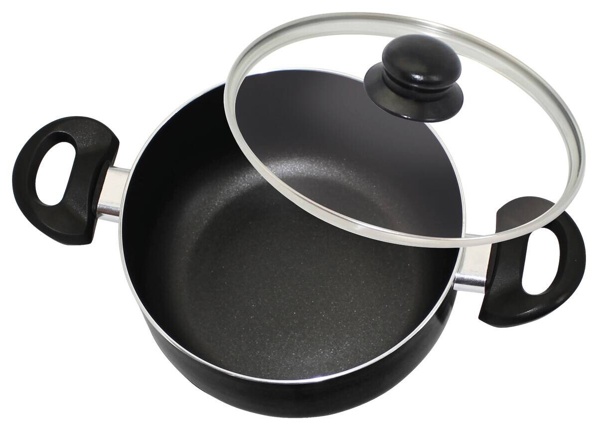 ELO Basic Topf schwarz Aluminium