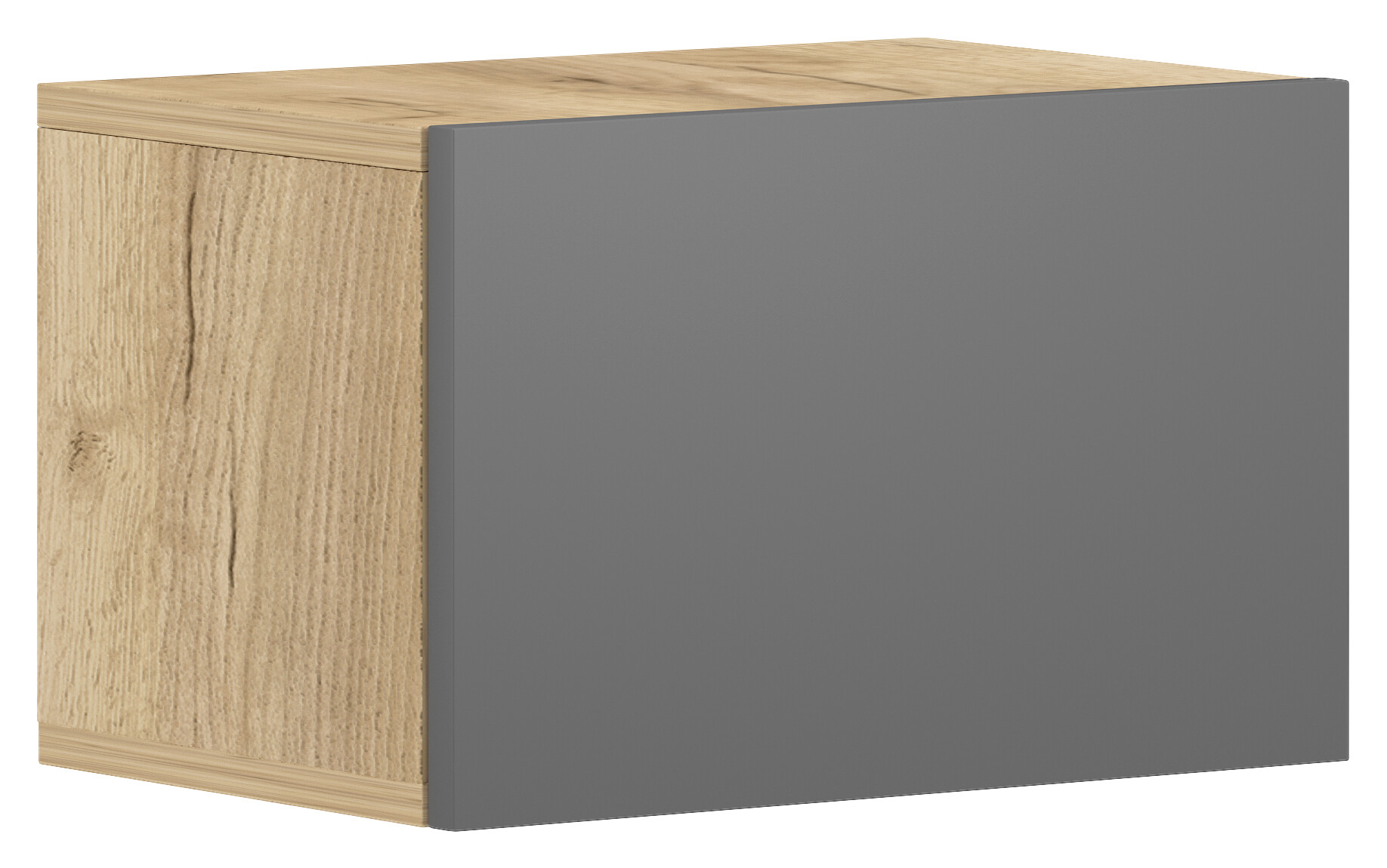 Wohnwand Barcelona Craft Eiche Nachbildung Graphit B/H/T: ca. 40x25x18 cm